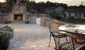Outdoor Fireplace and Seat Walls